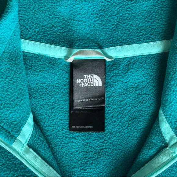 The North Face Women’s Glacier 1/4 Zip Fleece – Teal - Large - Picture 4 of 11